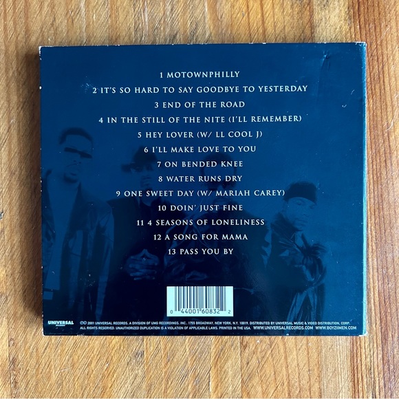 Boyz II Men-Legacy: The Greatest Hits Collection Audio CD (TESTED) - Picture 3 of 7